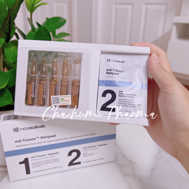 Peel Da Sinh Học md:ceuticals Tranex Retipeel Làm Sáng Da, Tái Tạo Chống Lão Hóa