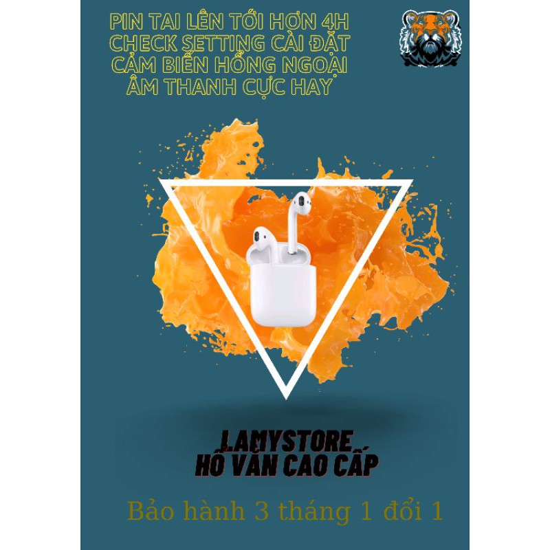 [Mã ELMS5 giảm 7% đơn 300K] [HOT] Tai nghe siêu cấp TWS Hổ Vằn Check Setting - Pin 4h
