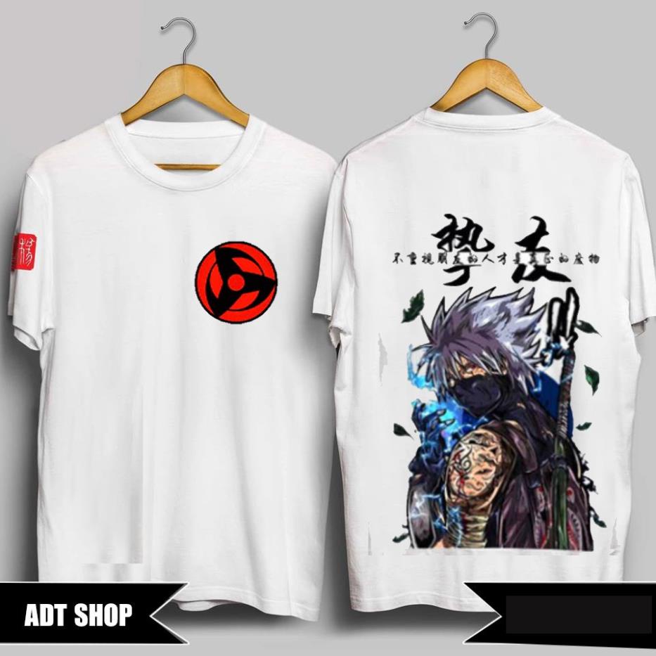SALE 20%  Áo thun Kakashi Naruto cực chất - Áo phông in hình Hatake Kakashi Naruto đẹp