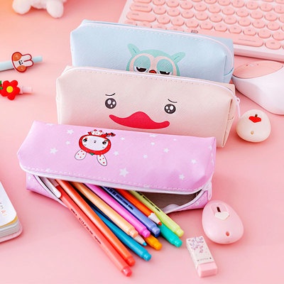 Túi Bút Cute Bằng Vải Xinh Màu Sắc Tươi Sáng Dễ Thương, Hộp Bút Cute ANANStore