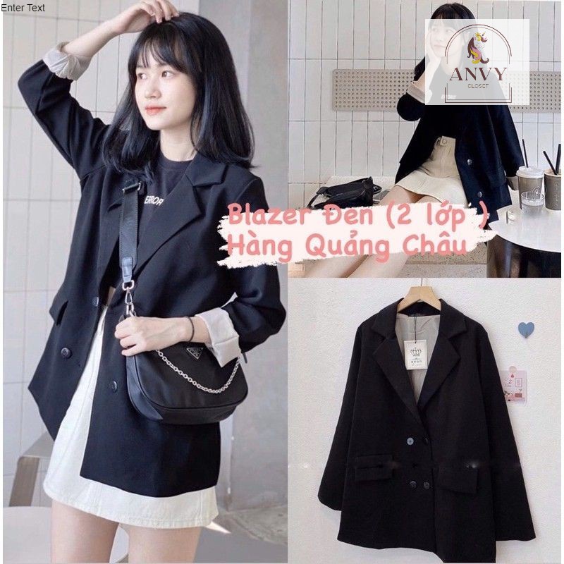 Blazer 2 lớp 4 cúc