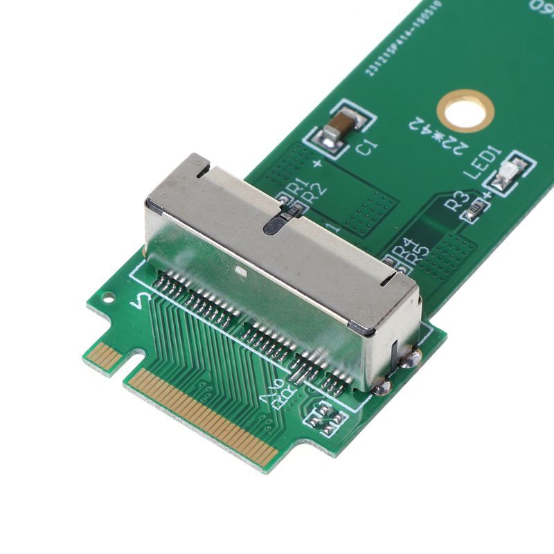 H.S.V✺For MacBook Air Pro 12+16 Pins SSD to M.2 Key M (NGFF) PCI-e Adapter Converter Card for PC Computer Accessories