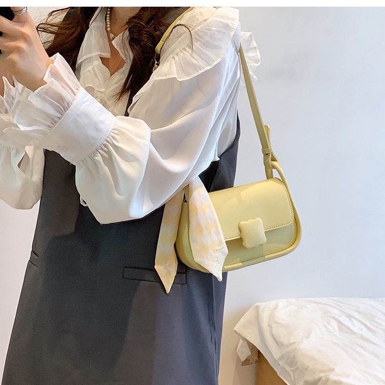 Túi đeo vai IELGY hình vuông kích thước nhỏ thiết kế thời trang cho nữ