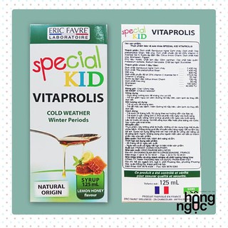 Thực Phẩm Bảo Vệ Sức Khỏe Special Kid Vitaprolis (Chống viêm đường hô hấp) - Chai 125ml