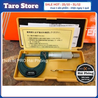 Thước panme đo ngoài Mitutoyo 0-25mm, 25-50mm, 50-75mm, 75-100mm, 100-125mm xịn