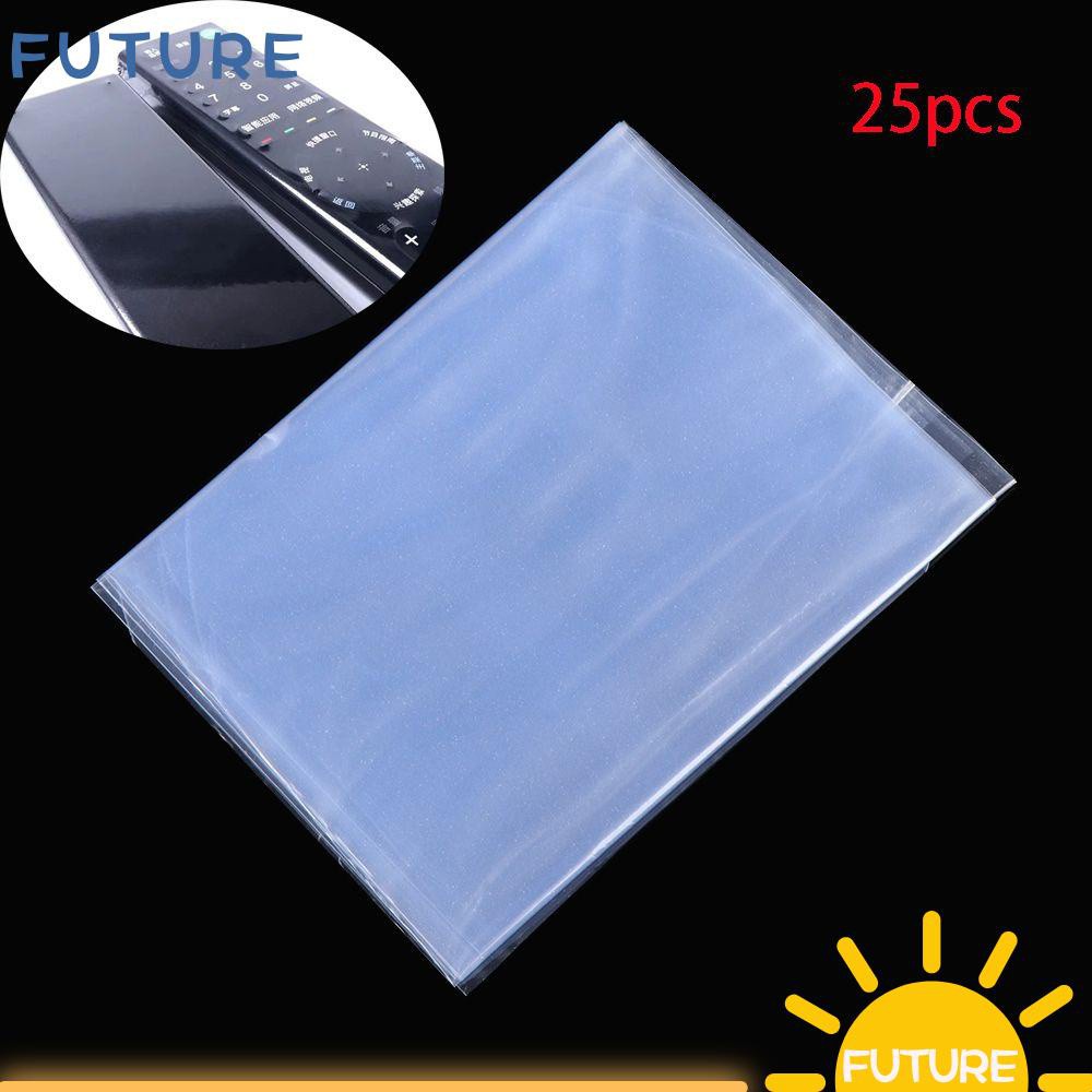 FUTURE 25Pcs New Heat Shrink Cover Dust Film Cover Remote Control Air Conditioner Household Home TV Video Case Protector