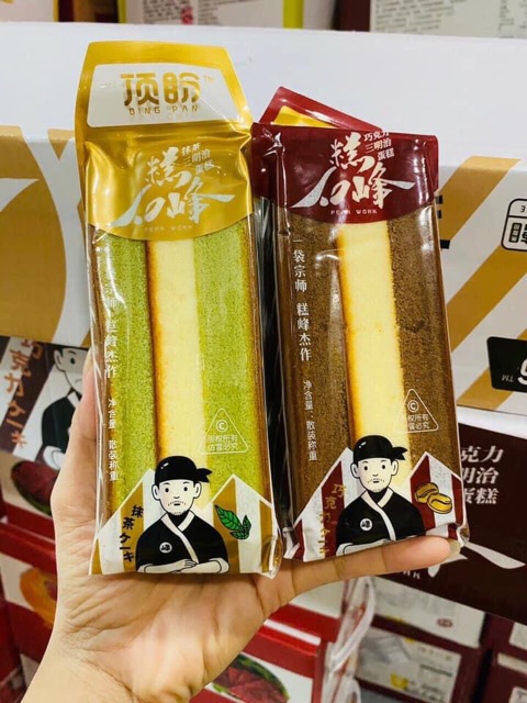 [Mã 156FMCGSALE hoàn 8% đơn 500K] Bánh bông lan tam giác trà xanh socola mới | BigBuy360 - bigbuy360.vn