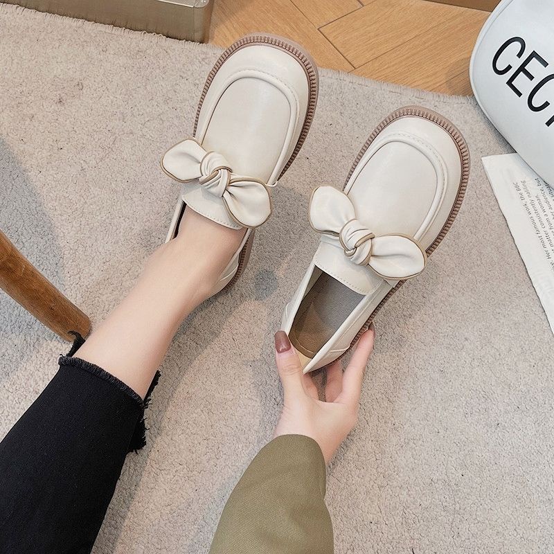 Giày lười Búp bê Nữ đính Nơ SIÊU CUTE