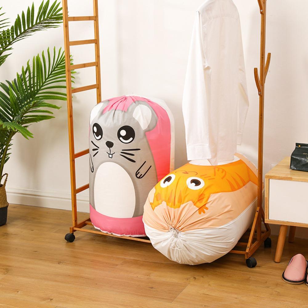 Túi Đựng Quần Áo Chống Ẩm Họa Tiết Hoạt Hình Dễ Thương