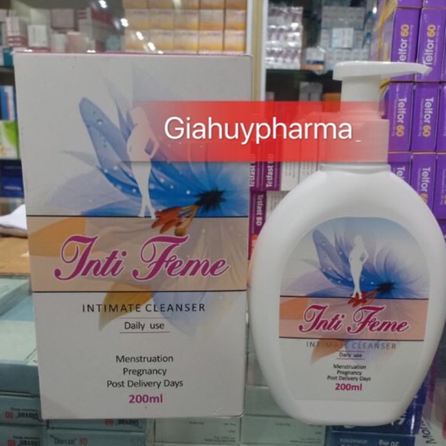 Inti Feme 200ml - dung dịch vệ sinh cao cấp từ ý