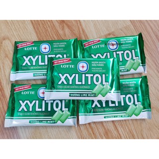 Kẹo LOTTE XYLITOL 1 vĩ (1 vỉ=11,6g) không đường