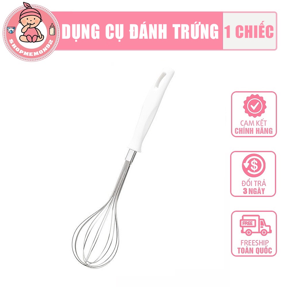 Dụng cụ đánh trứng bằng thép không gỉ tiện lợi chất lượng cao