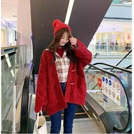 Áo khoác len form thụng trám khuy cho nữ Yoomeclothing [ ẢNH THẬT SHOP CHỤP]