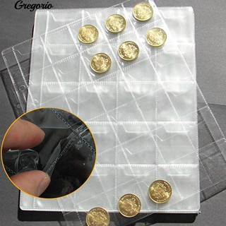 Túi 20/30/42 ngăn trong suốt đựng sưu tập tiền xu