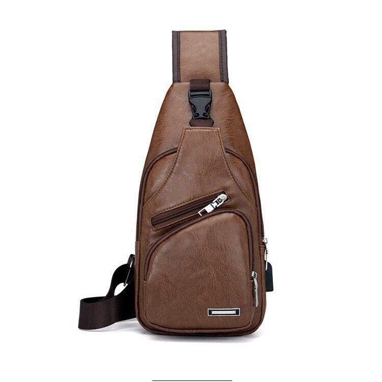 [Tặng vòng tay 99k] Túi đeo chéo nam nữ PARICO TX001N cao cấp cổng sạc BH 44 thời trang trẻ trung | BigBuy360 - bigbuy360.vn