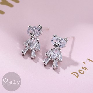 BÔNG TAI GẤU ĐÍNH ĐÁ - MELY 1105