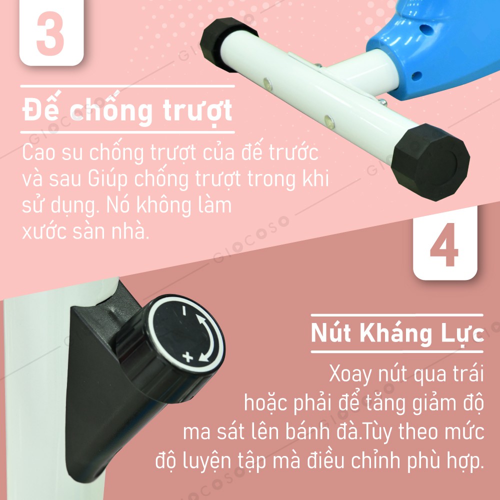 BG Xe đạp tập thể dục trong nhà mẫu YS02 RED