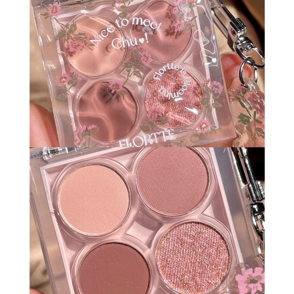 Bảng mắt 4 ô Flortte Nice To Meet Chu