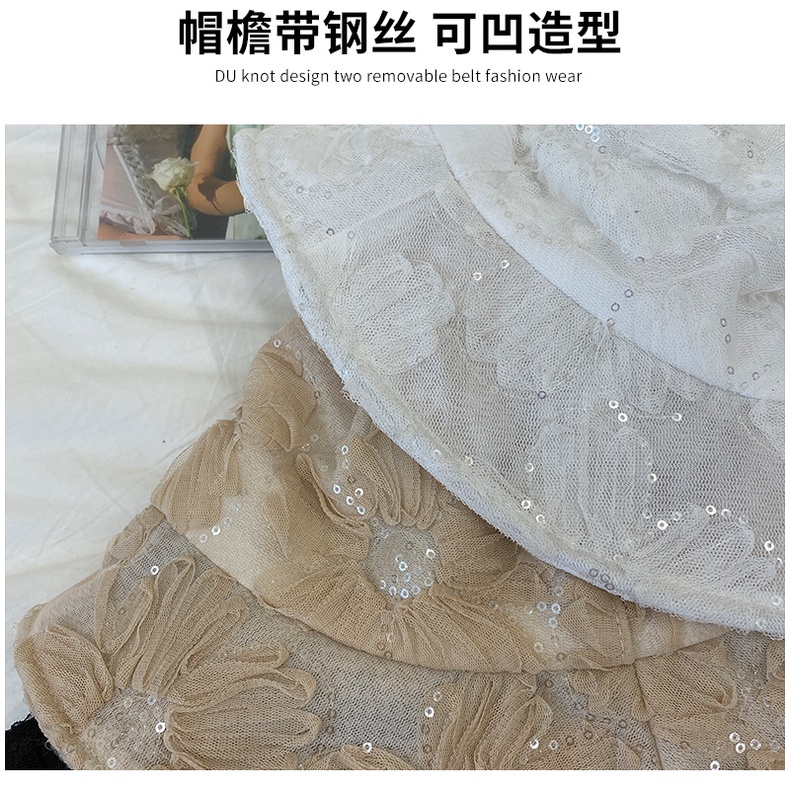 Nón Bucket Ren Thời Trang Xuân Thu Mẫu Mới 2021 Dễ Phối Đồ Phong Cách ins Dành Cho Nữ