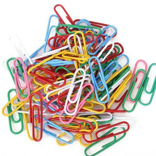 Ghim cài tài liệu màu sắc / Ghim cài tam giác sắc màu (Hộp 100 chiếc)