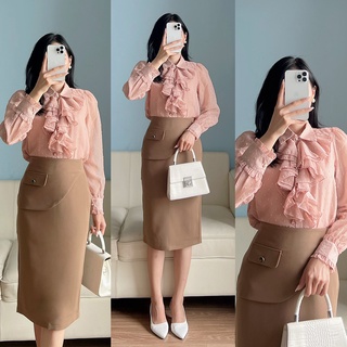 Áo sơ mi hạt gạo bèo ngực