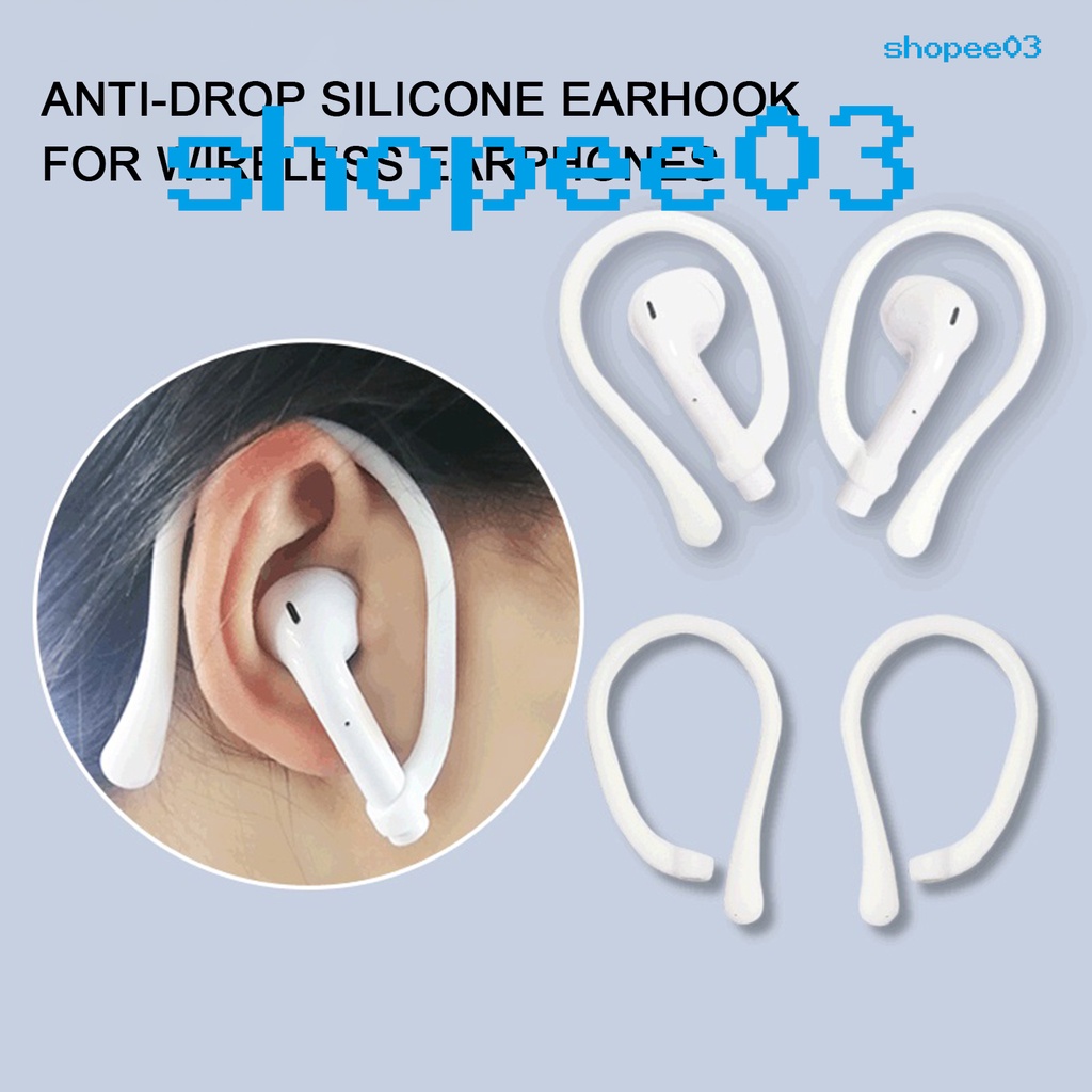Cặp móc tai nghe silicon cỡ nhỏ thoải mái chống mòn thích hợp cho airpods 1/2/pro