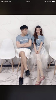 [ORDER] Set đồ đôi thiên nga xanh [ảnh thật ở cuối]