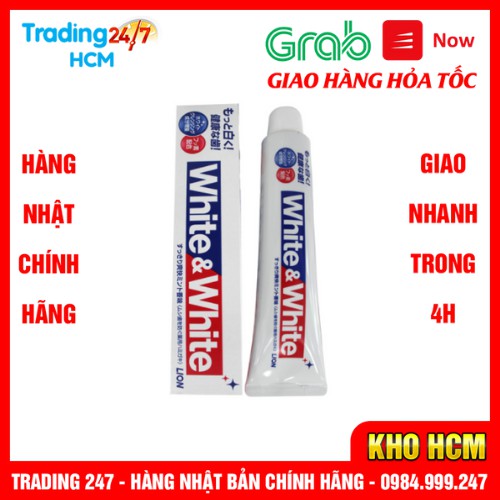 [Giao hàng HCM - 4h ] Kem đánh răng White & White nội địa Nhật Bản