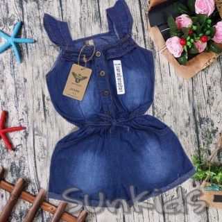 Bộ jum jean cho bé gái