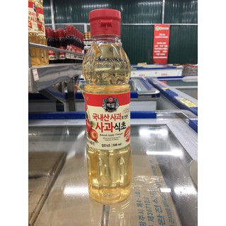 Dấm Táo Hàn Quốc Beksul 500 ml
