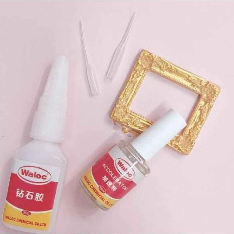 Keo waloc dán móng - dán đá đính móng tay chân