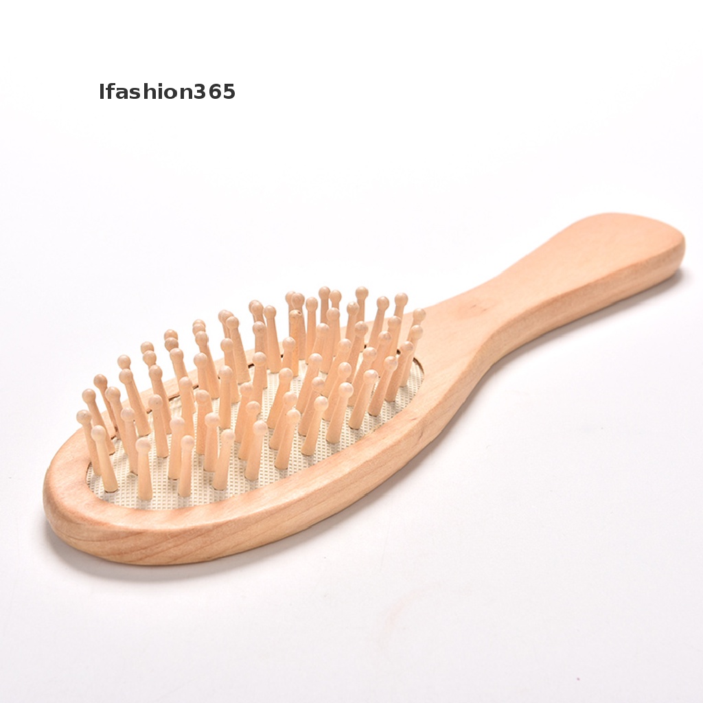 [Hàng mới về] Lược chải móc mát xa da đầu bằng gỗ chăm sóc da đầu