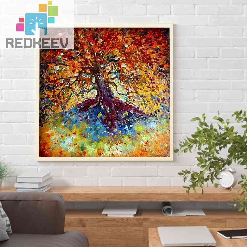 Tranh Đính Đá Kim Cương Toàn Bộ 5D DIY Hình Vẽ Phong Cảnh