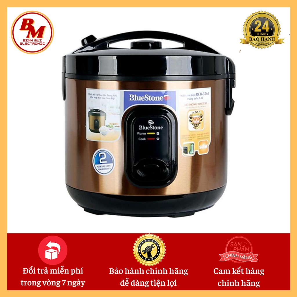 Nồi cơm điện Bluestone 1.2 Lít RCB-5512 - Hàng chính hãng