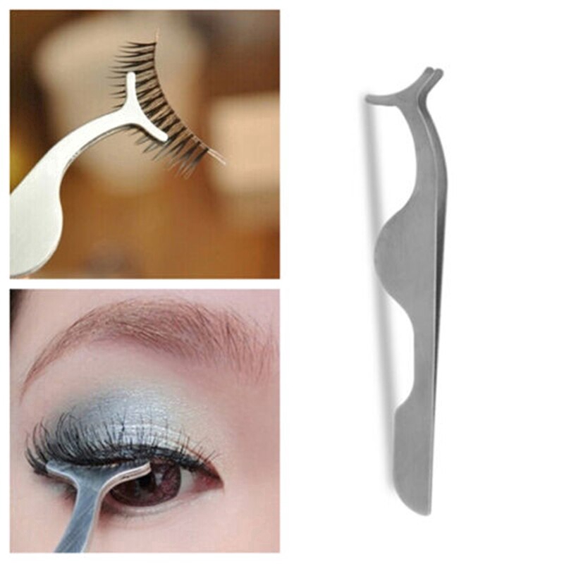 Nhíp gắn lông mi giả chuyên dụng bằng thép không gỉ
