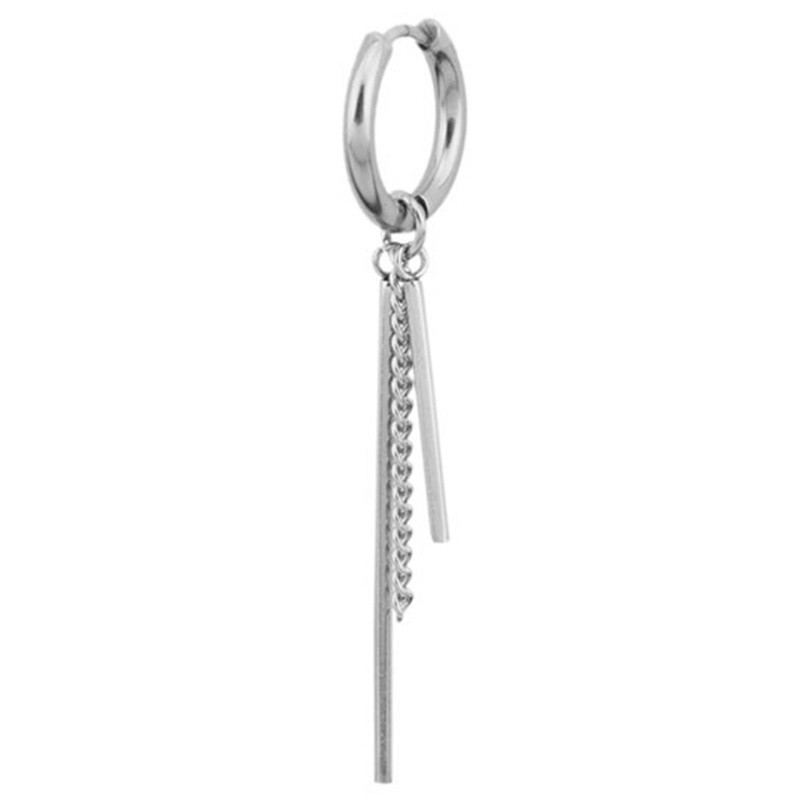 Bông tai kiểu thả dáng dài phong cách Hàn Quốc sang trọng cho nam và nữ