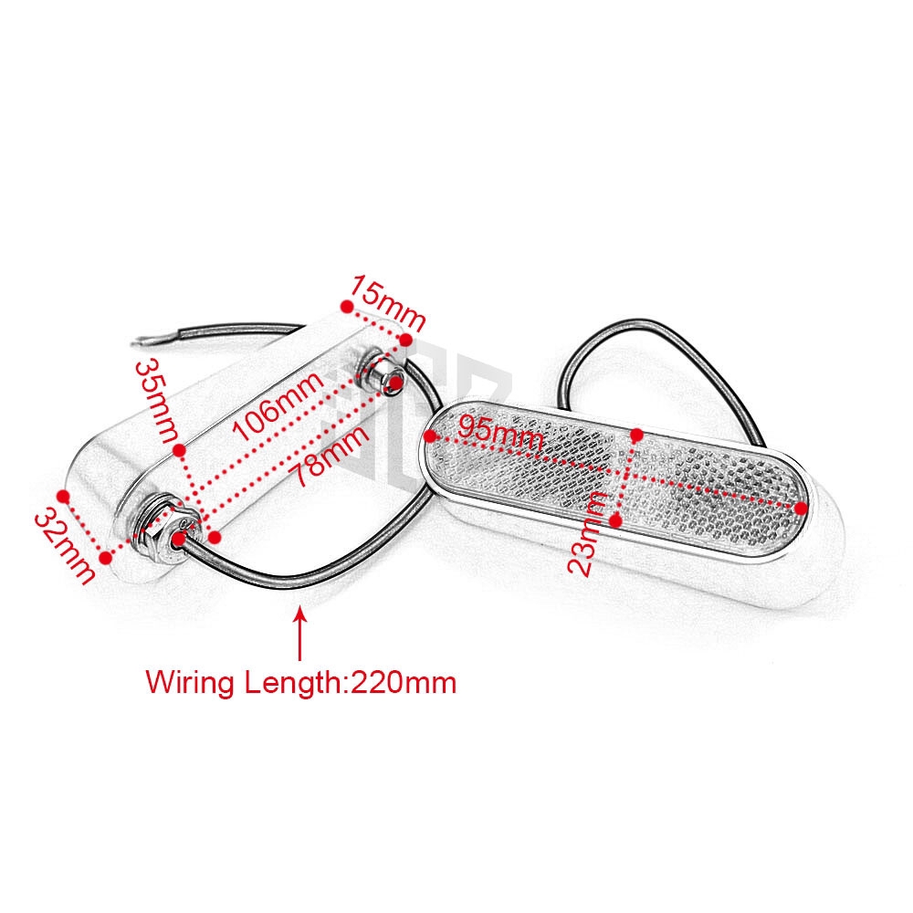 Đèn xi nhan chống thấm nước thay thế cho xe máy Vespa Grs300 Stermavera150 tiện dụng