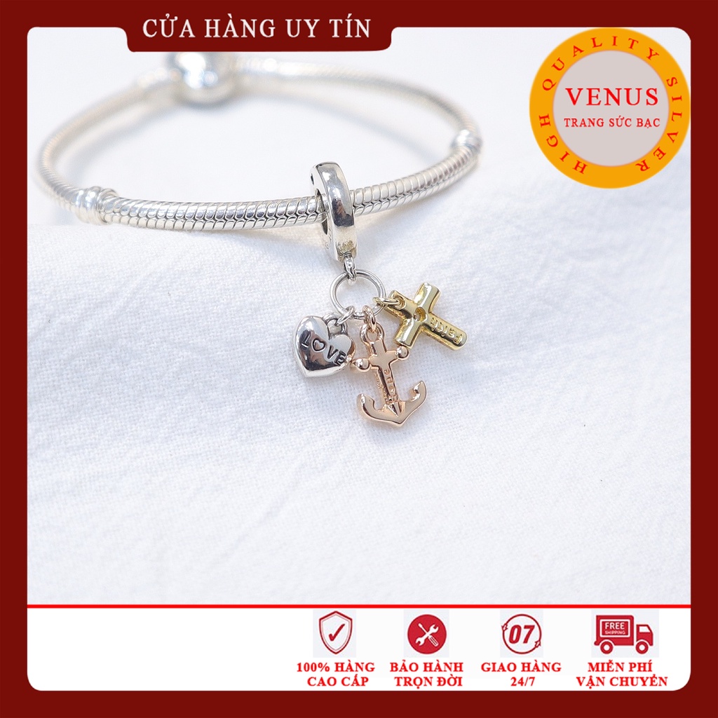 [Charm bạc 925 cao cấp] Charm treo chiếc mỏ neo- Mã sản phẩm VENUSMN