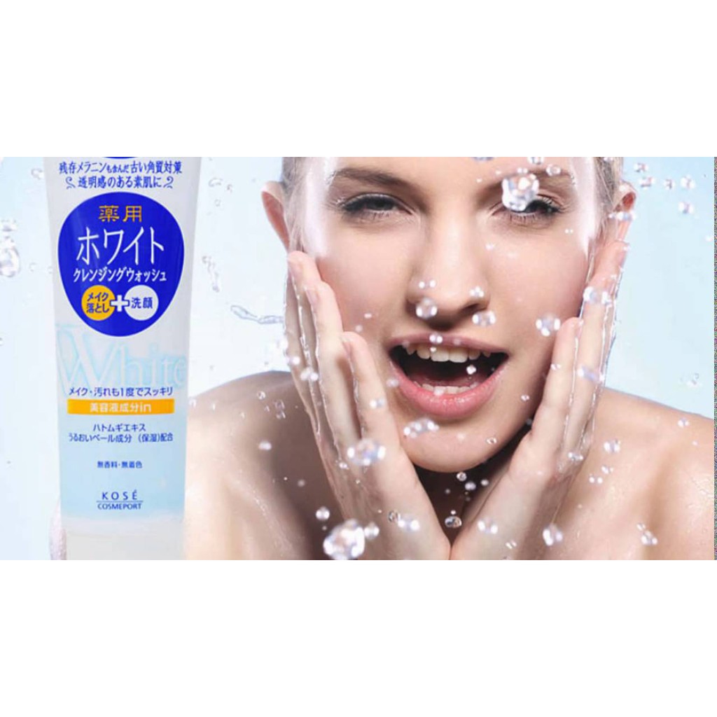 Sữa rửa mặt Trắng Da Kose Softymo Cleasing Foam 220g Hàng Nội Địa Nhật