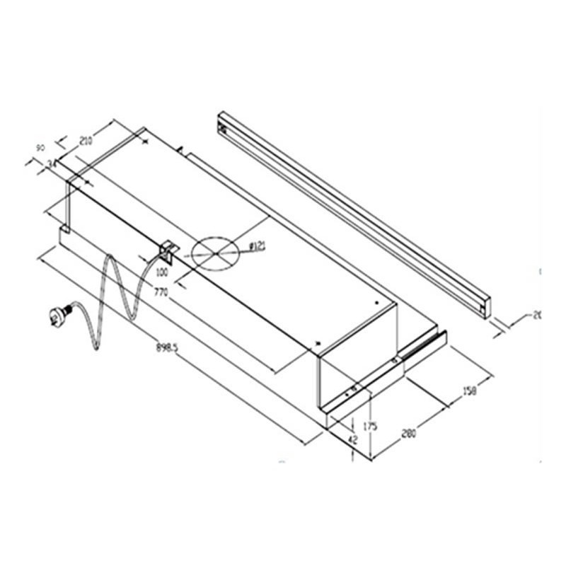 Máy Hút Mùi Electrolux EFP9520X