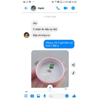 Nhẫn hồ ly bạc ta đính đá phong thủy