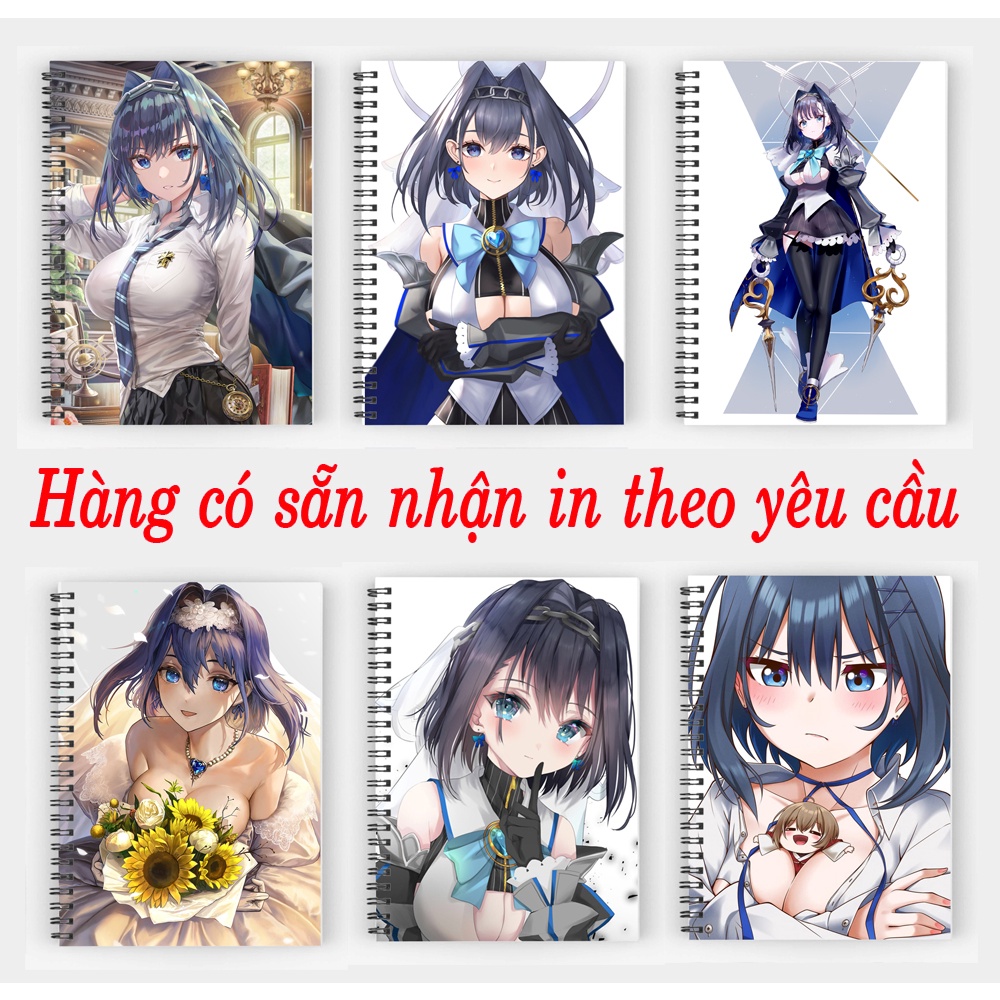 Sổ tay hololive vtuber Ouro Kronii 200 trang gáy xoắn