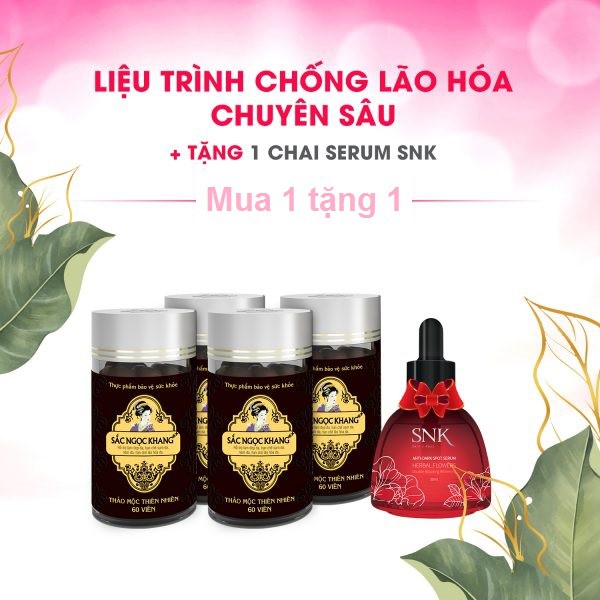 Combo ngăn ngừa lão hóa Sắc Ngọc Khang- Khẳng định Vẻ đẹp đẳng cấp