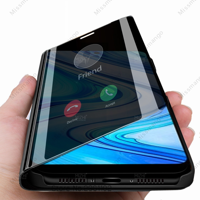 Bao Da Tráng Gương Thời Trang Cho Xiaomi Redmi Note 9 9s Pro 8 8t Max 9a 9c 8a 7a Poco X3 Mi 9t
