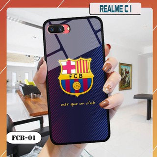 Ốp lưng kính 3D Realme C1- hình đội bóng