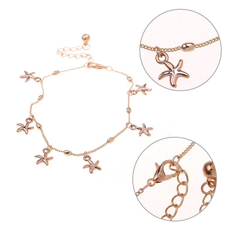 Lắc chân họa tiết sao biển thanh lịch cho nữ | BigBuy360 - bigbuy360.vn