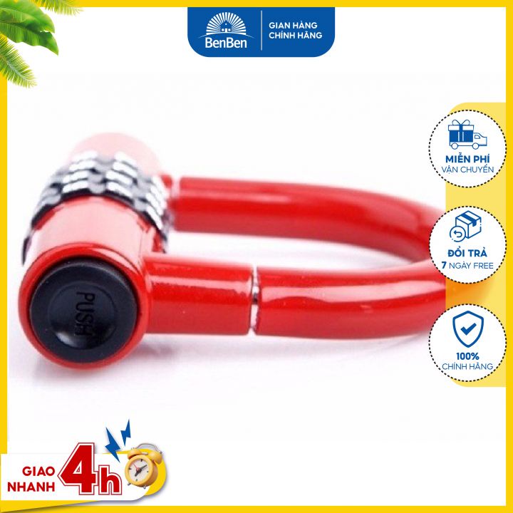 Ổ Khóa Chống Trộm 4 Số - Đổi Được Mật Khẩu - Không Sợ Mất Chìa -  Thép Không Gỉ Chống Cắt, Đảm Bảo An Toàn Hiệu Quả Cao