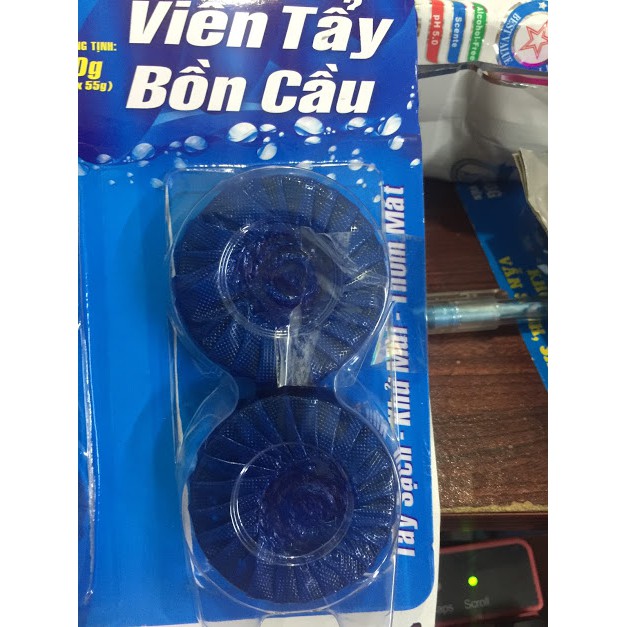 Viên thả bồn cầu Gift 55g*2 viên dùng được 600 lần