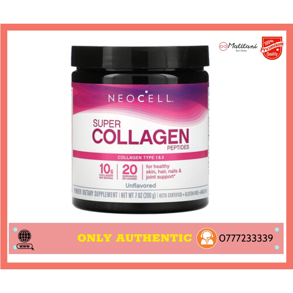 Bột Collagen NEOCELL SUPER COLLAGEN Type 1 & 3 của MỸ - Đẹp Da Căng Bóng Mịn