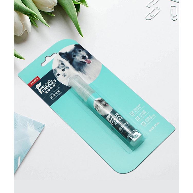 Xịt Thơm Miệng Loại Bỏ Hôi Miệng Mảng Bám Fresh Friends 14ml-Phụ Kiện Thú Cưng - ShopPetAz